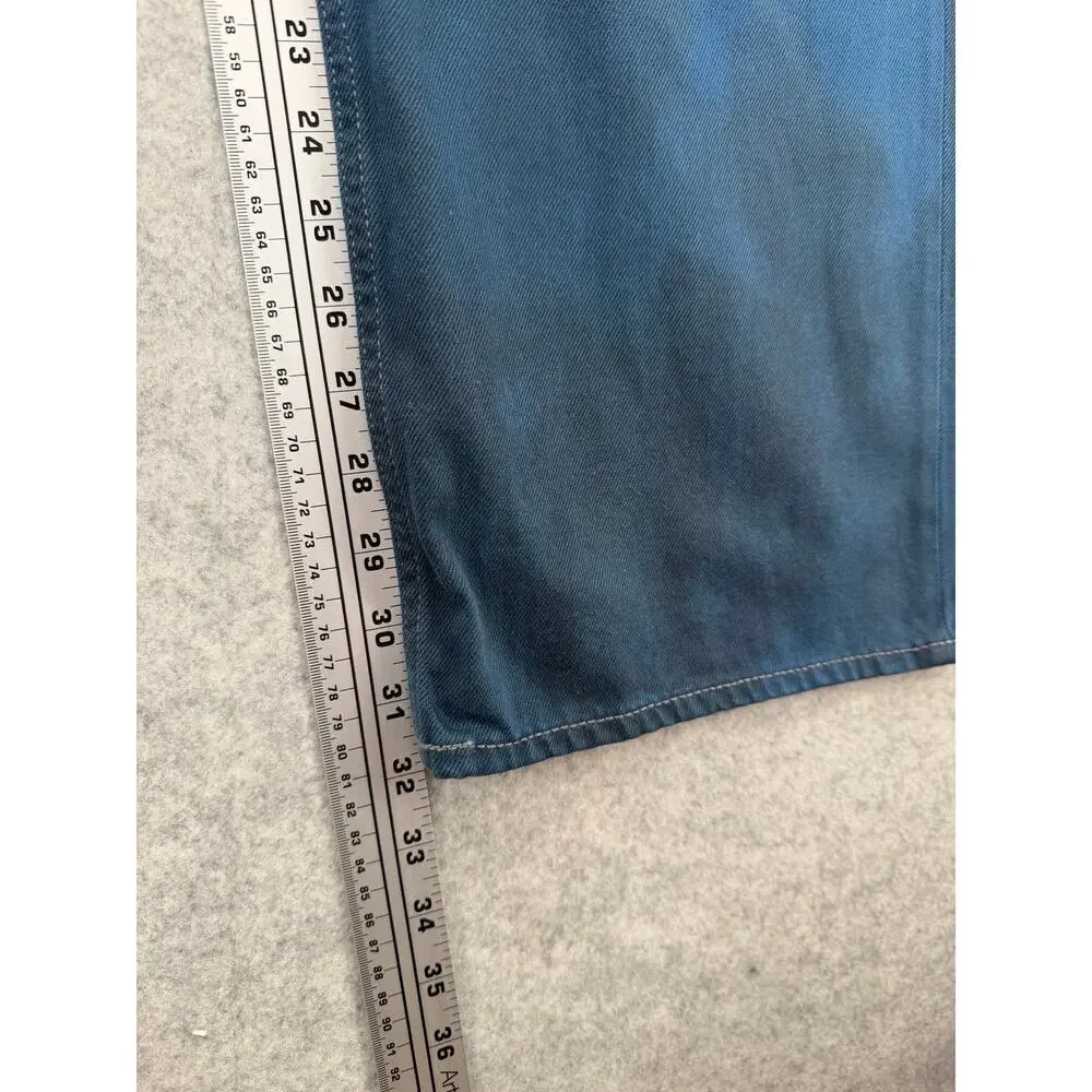 NWT G-Star Raw Type 96 Loose Sea Blue Vintage Wash Jeans Denim Size 36/32